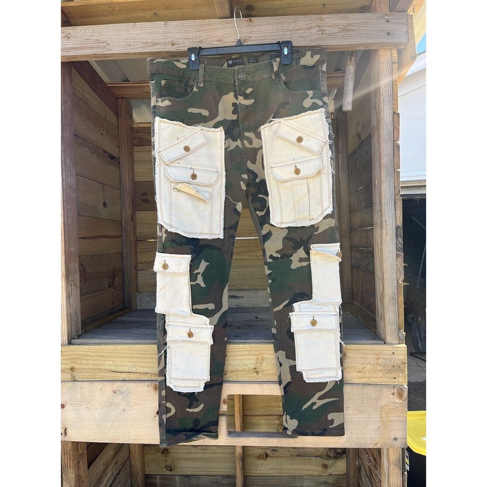 Waimea Jeans Camouflage Mens Size 40 Skinny‎ Fit